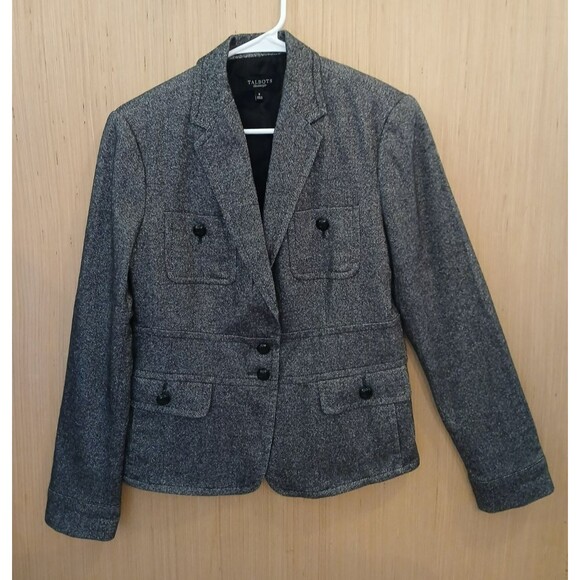 Talbots Heritage Wool Blend Women's 2 Piece Pants Suit Size 8 Office Career - Picture 2 of 15